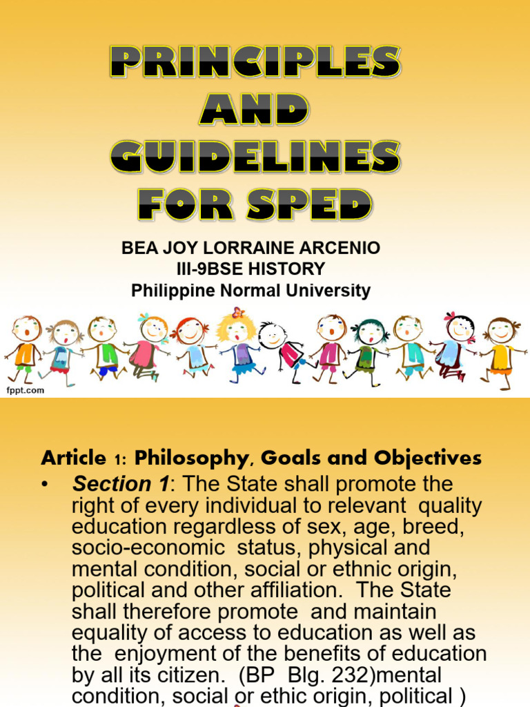 Principlesandguidelinesforsped 150710044940 Lva1 App6892 | PDF ...