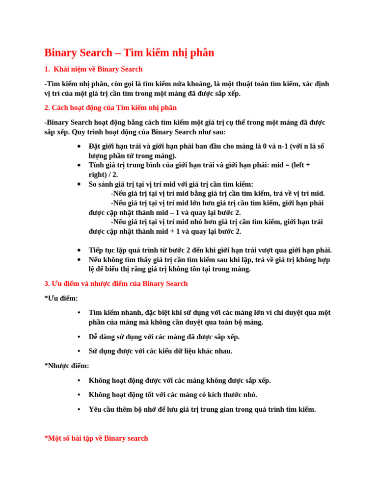 Binary Search | PDF