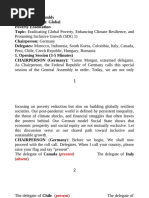 GSL Speech Samples for MUN | PDF | Refugee | Migrant Worker