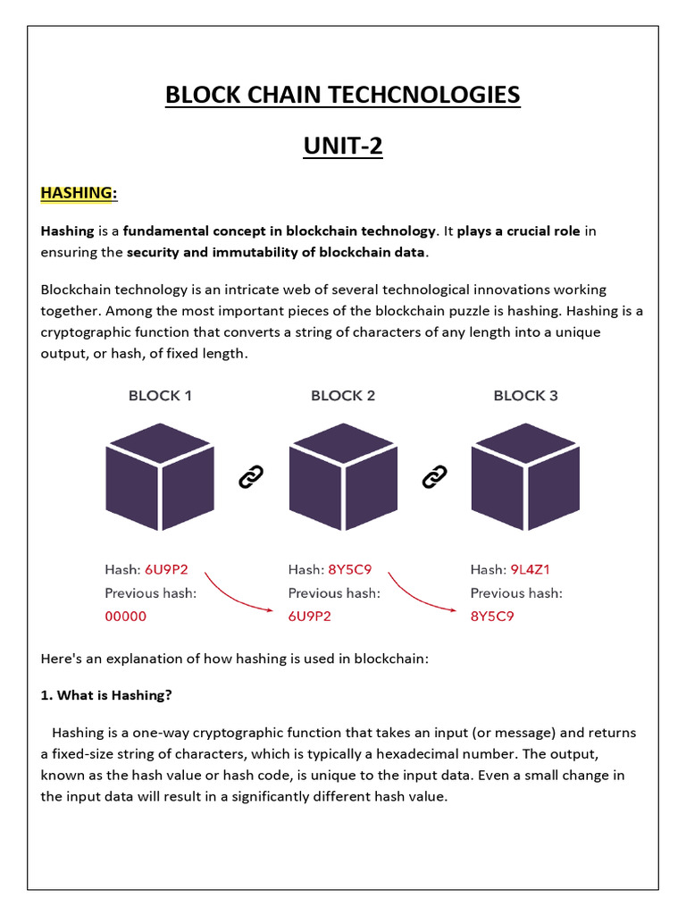 Block Chain Unit-2 | PDF | Public Key Cryptography | Key (Cryptography)