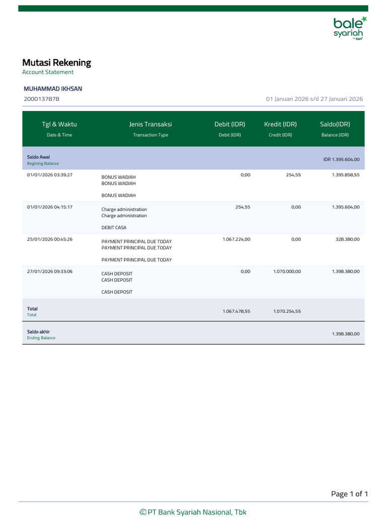 Estatement 27012026 | PDF