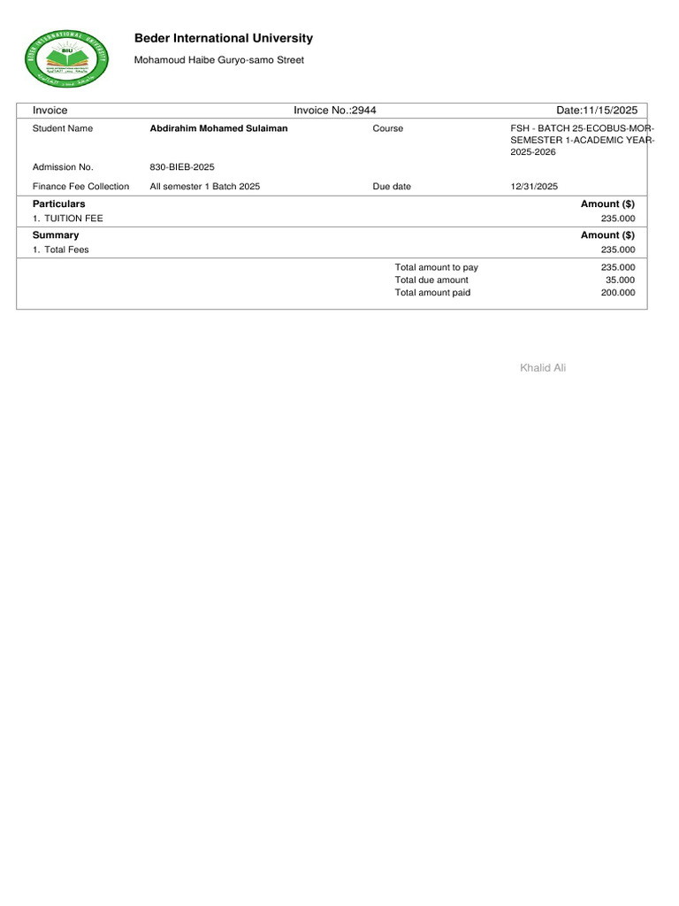 All Semester 1 Batch 2025 | PDF