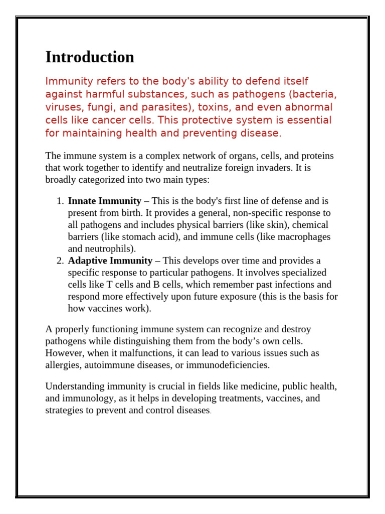 Immunity and Vaccines | PDF | Immune System | Vaccines