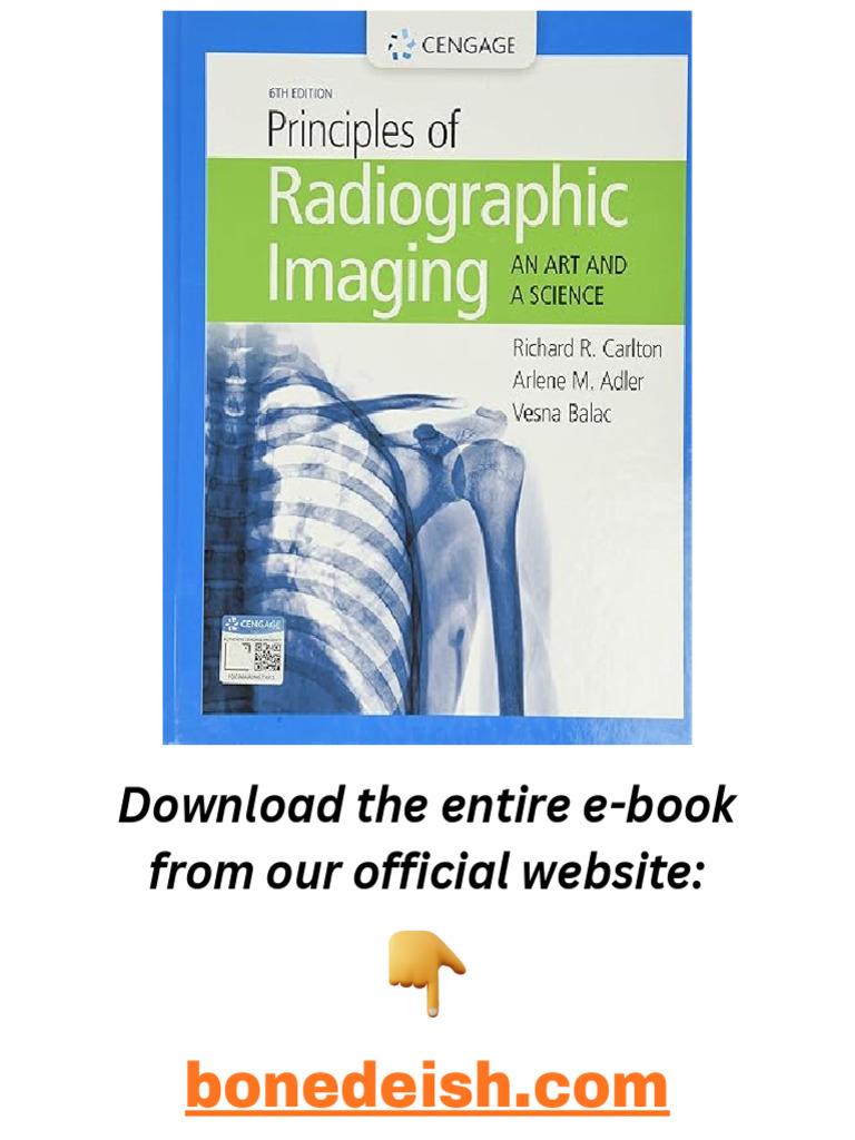 Principles of Radiographic Imaging An Art and A Science 6th Edition PDF ...