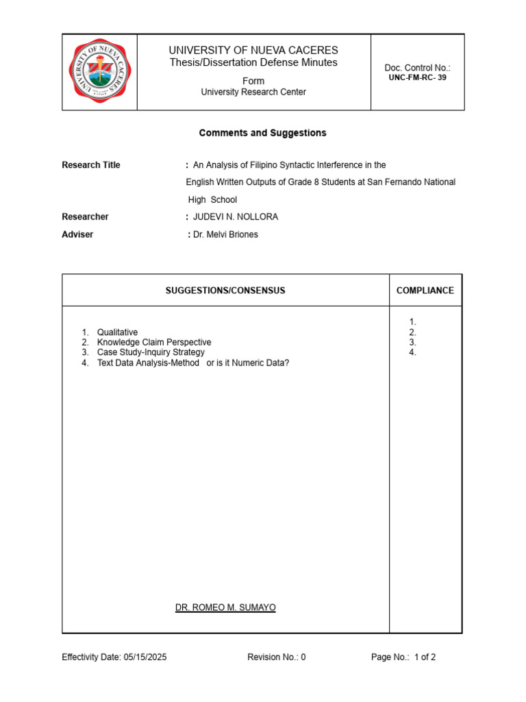 Sumayo 1-5 Nollora | PDF