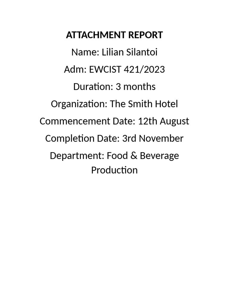ATTACHMENT REPORT | PDF