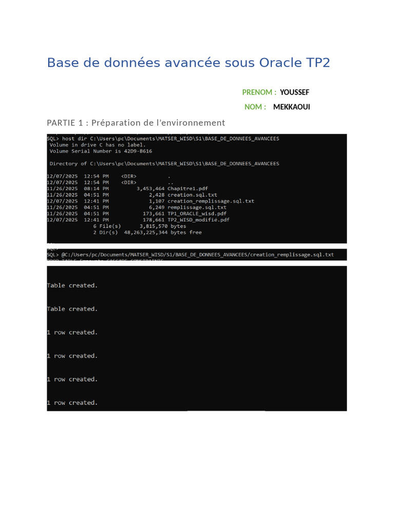 TP2 Bdav | PDF | Index de base de données | Ouverture (échecs)