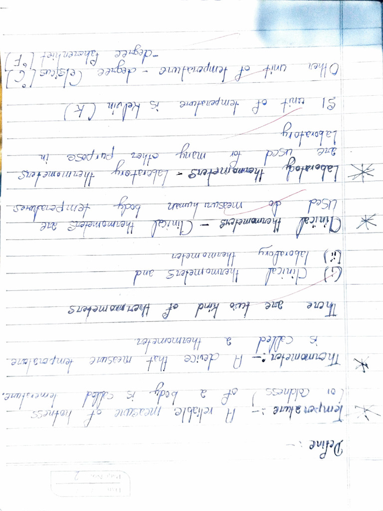 Class 6 Note | PDF
