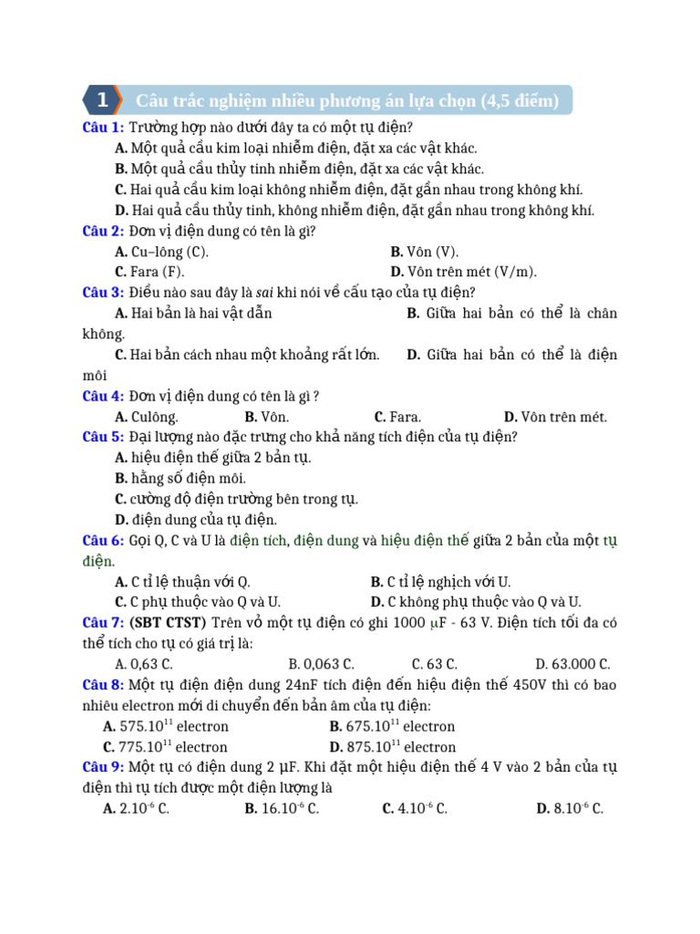 BT tụ điện | PDF
