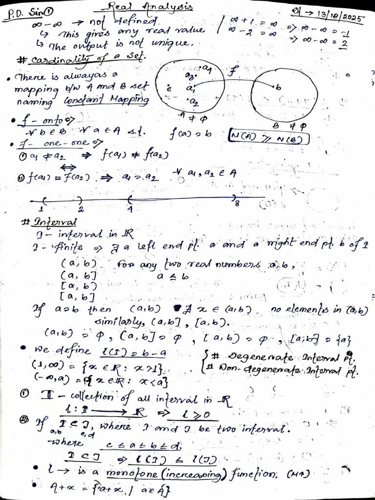 1.2 Real Analysis PD Sir | PDF