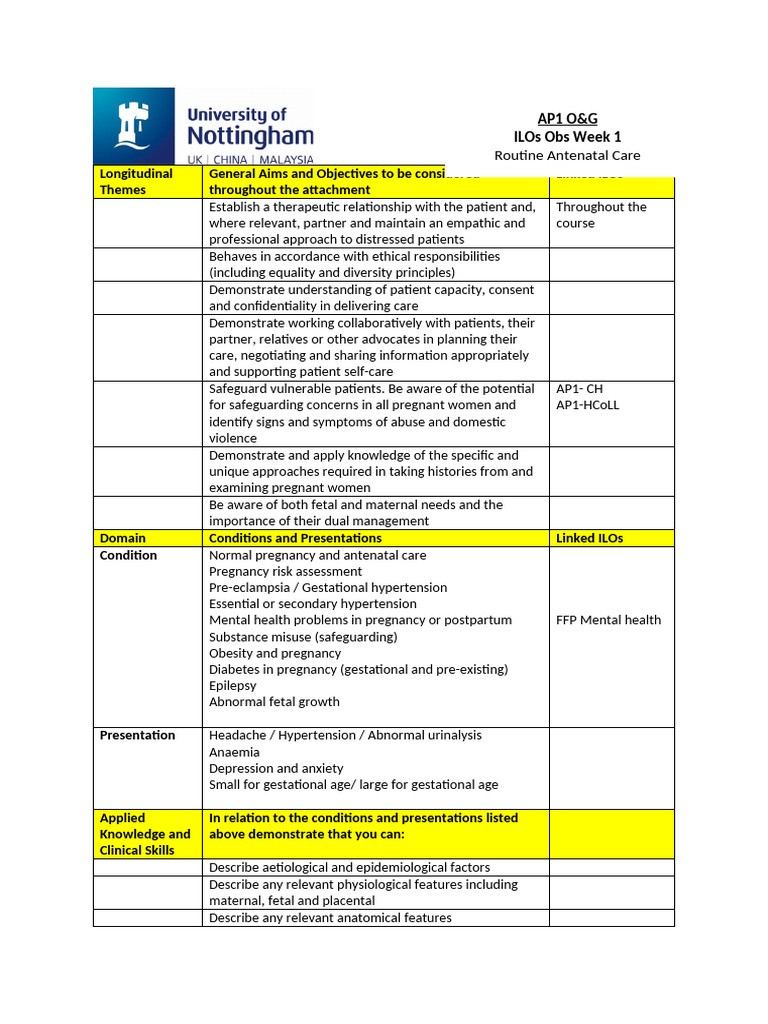 OBS 1 (1) | PDF | Pregnancy | Medicine