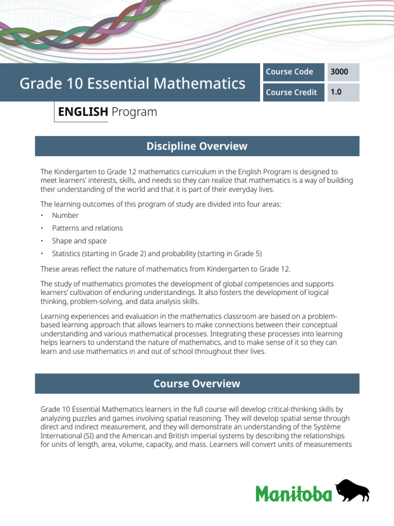 Math Gr10 Ess Eng | PDF | Trigonometric Functions | Mathematics