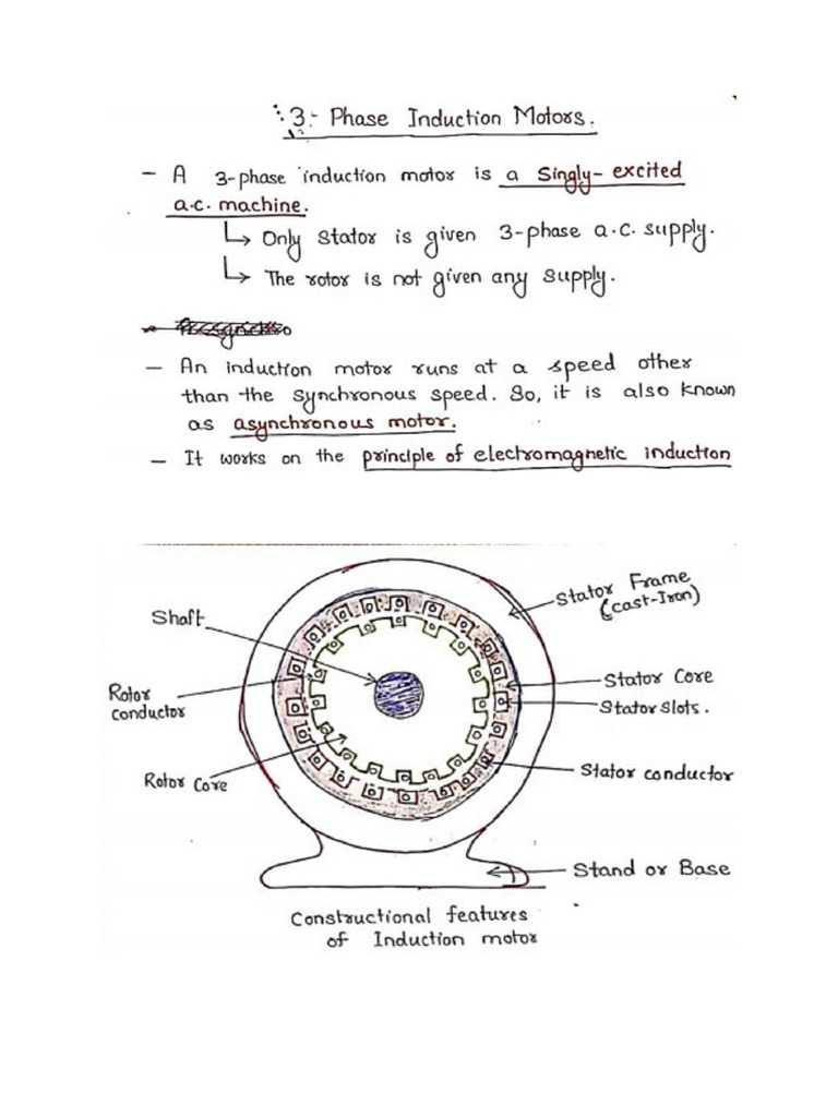 Unit 4 Three Phase Induction Motor | PDF