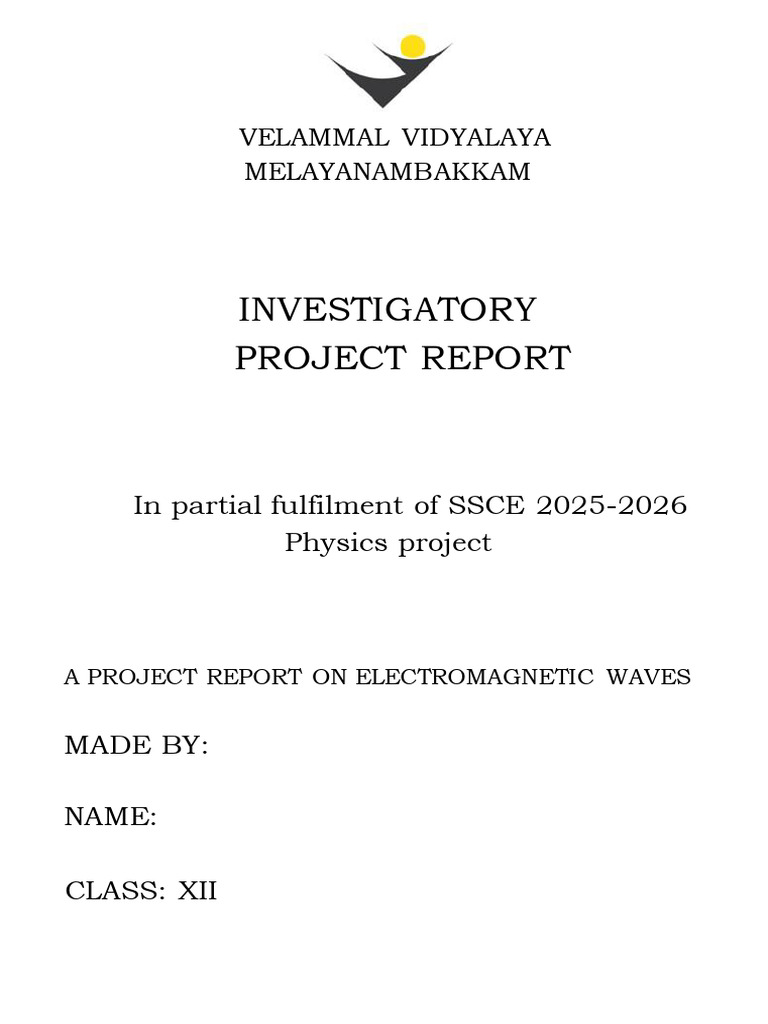 Physics Project 1 | PDF | Microwave | Electrodynamics