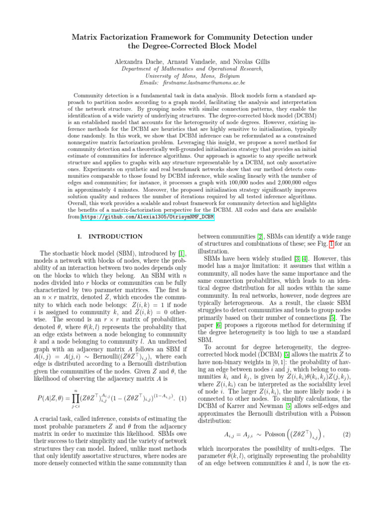 2601.06262v1 | PDF | Matrix (Mathematics) | Statistical Inference