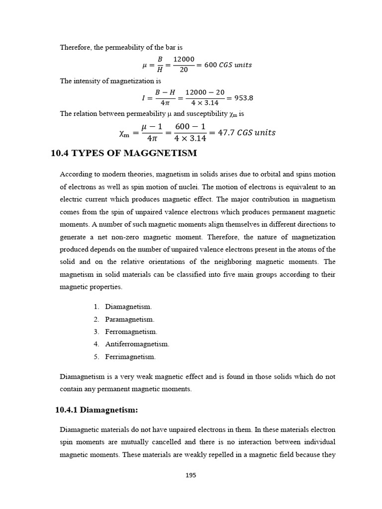 Magnetic Materials and Superconductivity | PDF | Superconductivity ...