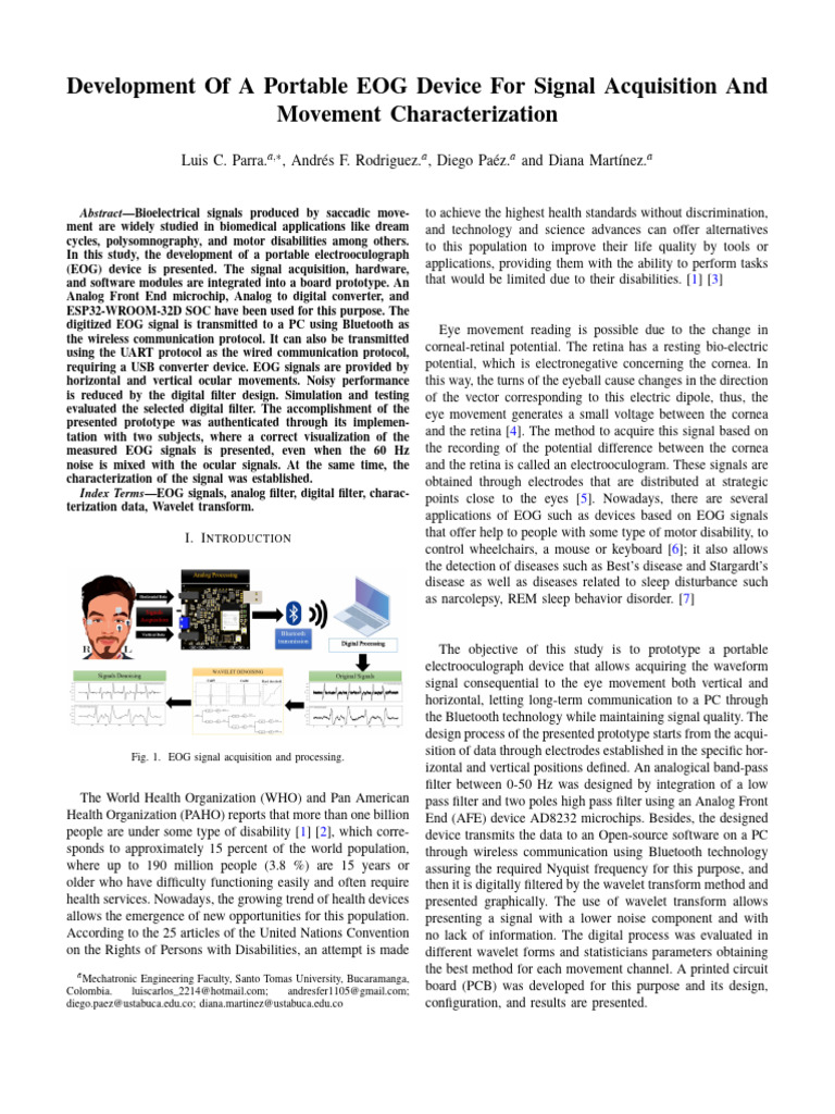 2021 Parra Luis | PDF | Wavelet | Computer Engineering