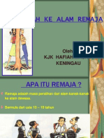 Melangkah Kealam Remaja