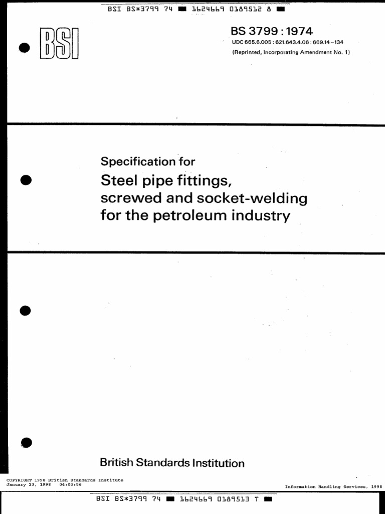 BS 3799 | PDF