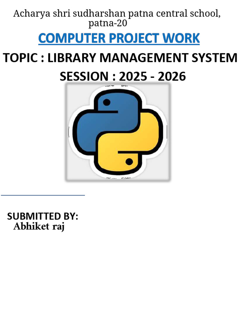 IP Project AbhiketRaj | PDF | Databases | My Sql