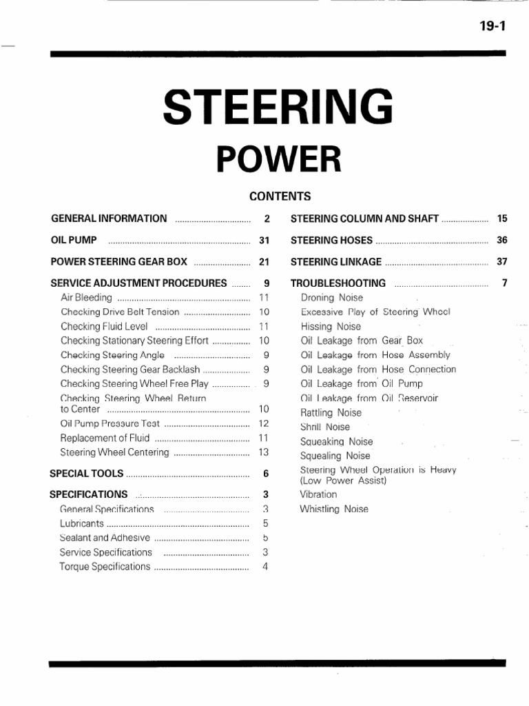 Steering Power | PDF | Steering | Pump