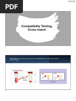 Crossmatching Using Gel Card Method | PDF | Antibody | Blood Plasma