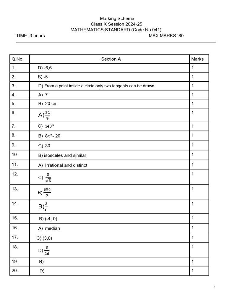 Maths Board Exam Paper | PDF | Chess Theory | Euclidean Geometry