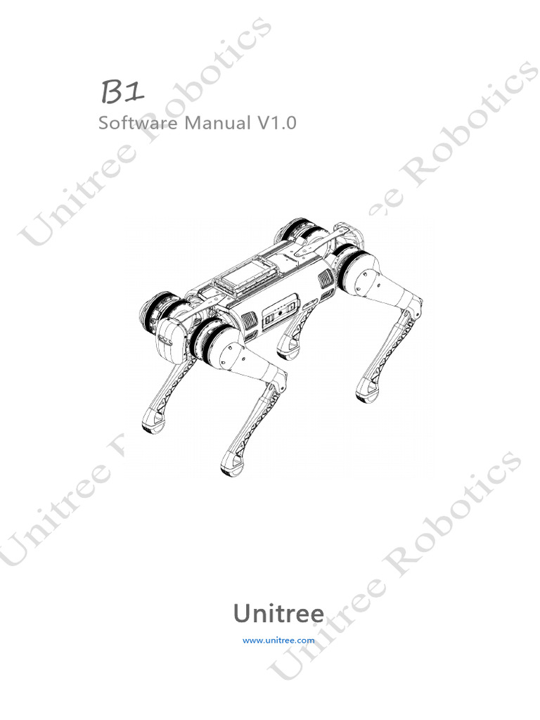 Unitree Robotics b1 Software Manual | PDF | Usb | Sudo
