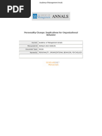 Personality Traits Impact on Team Dynamics | PDF | Leadership ...