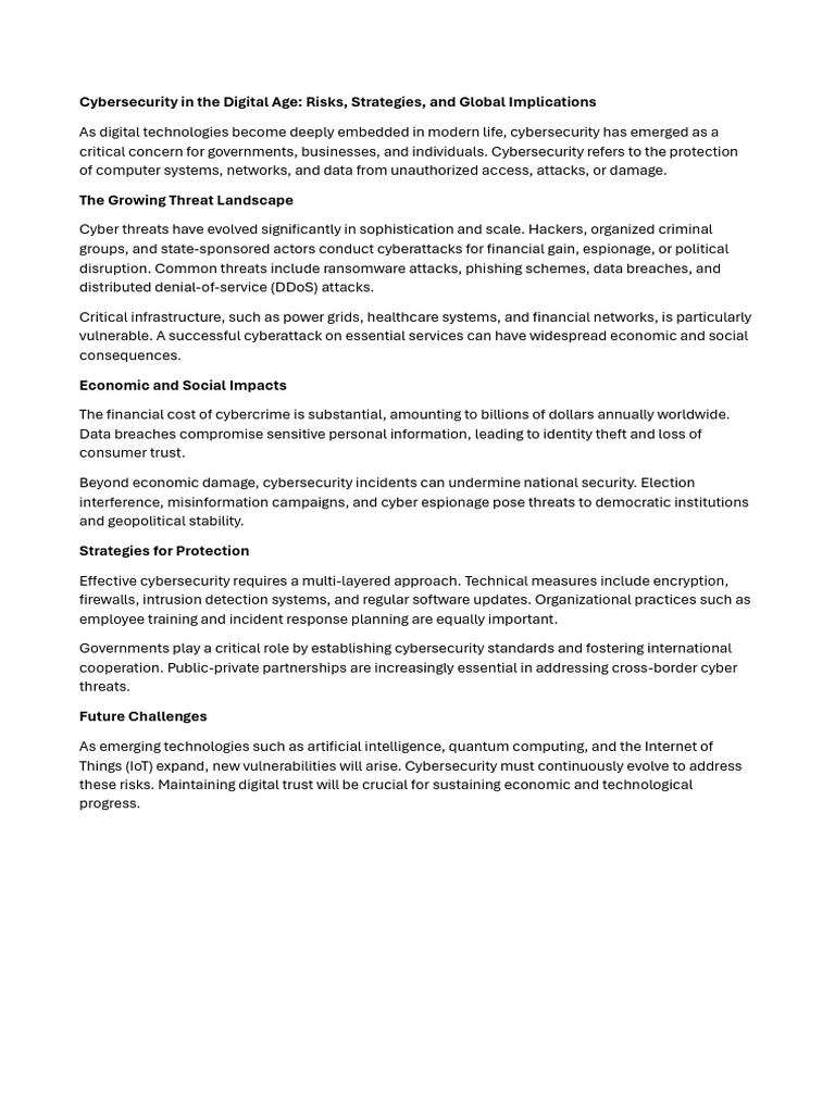 Cyber Security Doc X | PDF