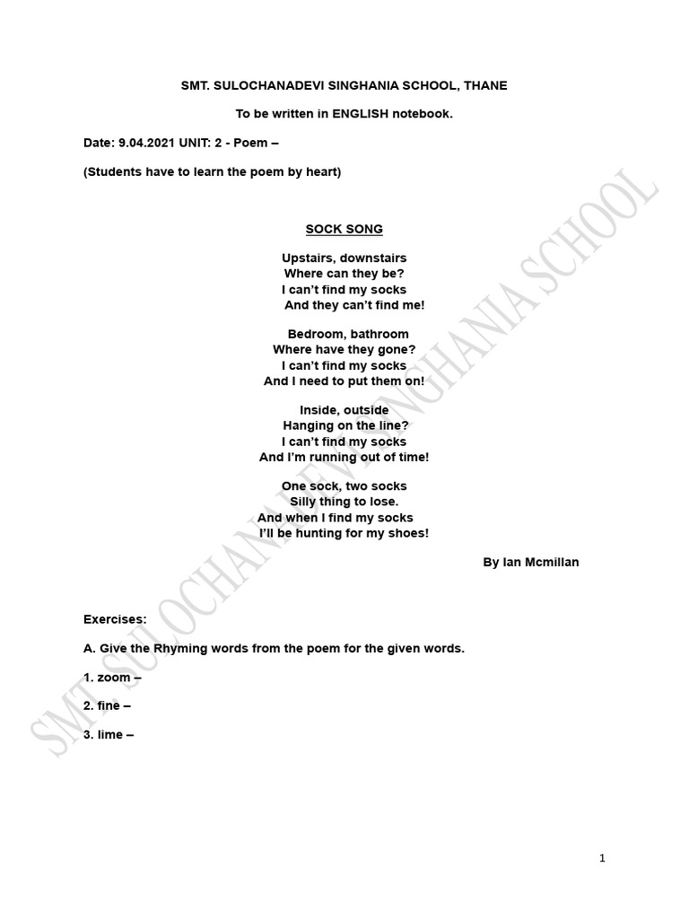 UPoem 1 | PDF