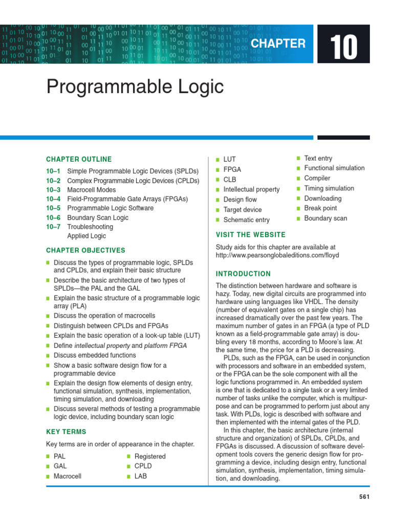 Pla Thomas Floyd | PDF | Field Programmable Gate Array | Logic Gate