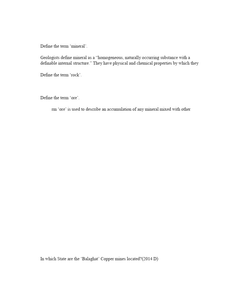 Chapter 5 Imp Questions - 082258 | PDF | Energy Development | Coal