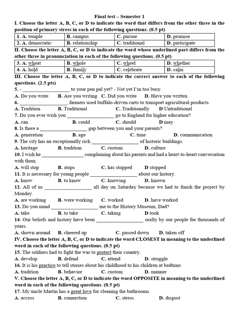 Microsoft Word - 6.2. TEST YOURSELF 2 | PDF | Wheel