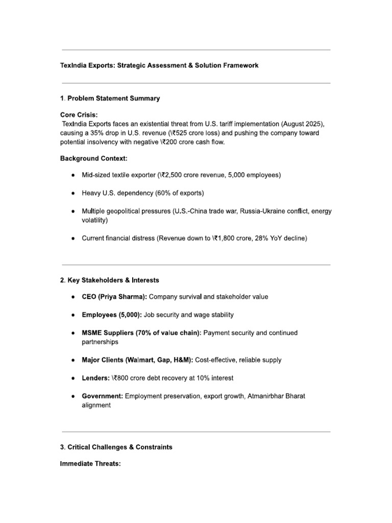Solutions for KMC Case Comp | PDF