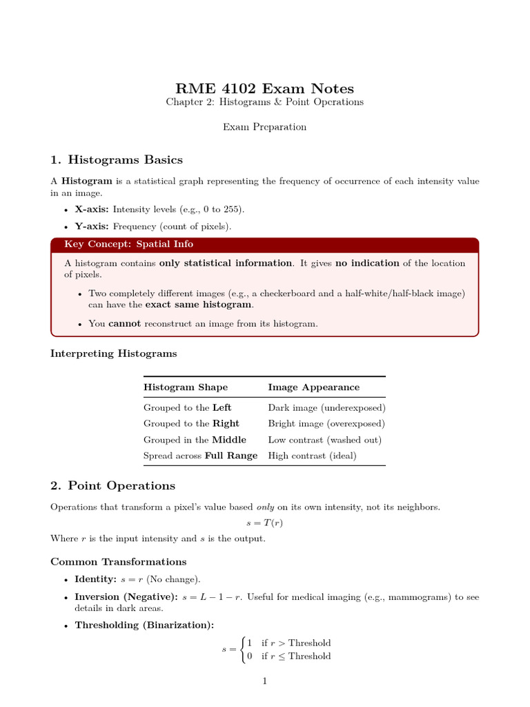 Chapter 2 Exam Notes | PDF | Applied Mathematics | Mathematics