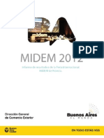 Informe de Resultado MIDEM 2012