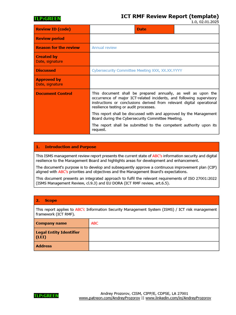 ict-rmf-review-report-template-dora-pdf-information-security