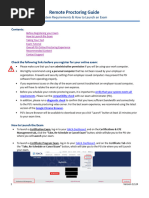 ProProctor User Guide for Remote Exams | PDF | Laptop | Mac Os