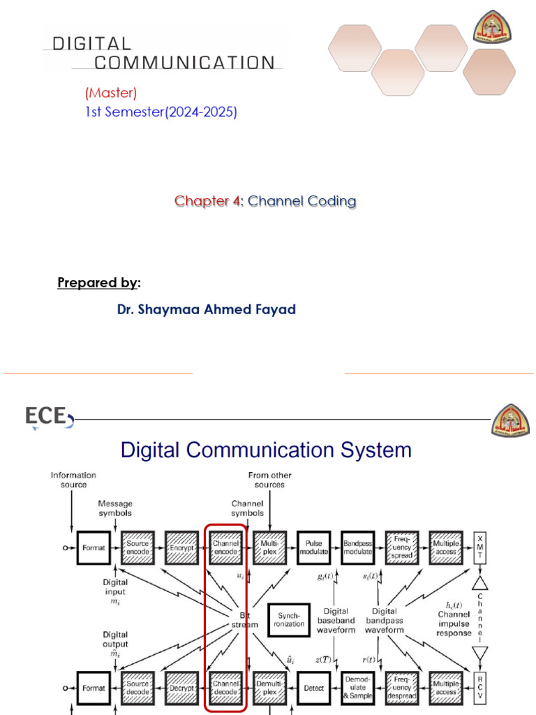 Lec.7 Chapter(4)-part2 | PDF | Telecommunications Engineering | Error ...