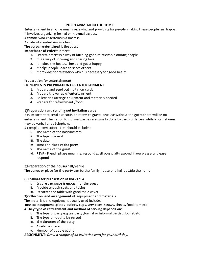 Entertainment | PDF