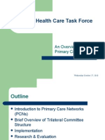 PHC Task Force Presentation - Oct 25