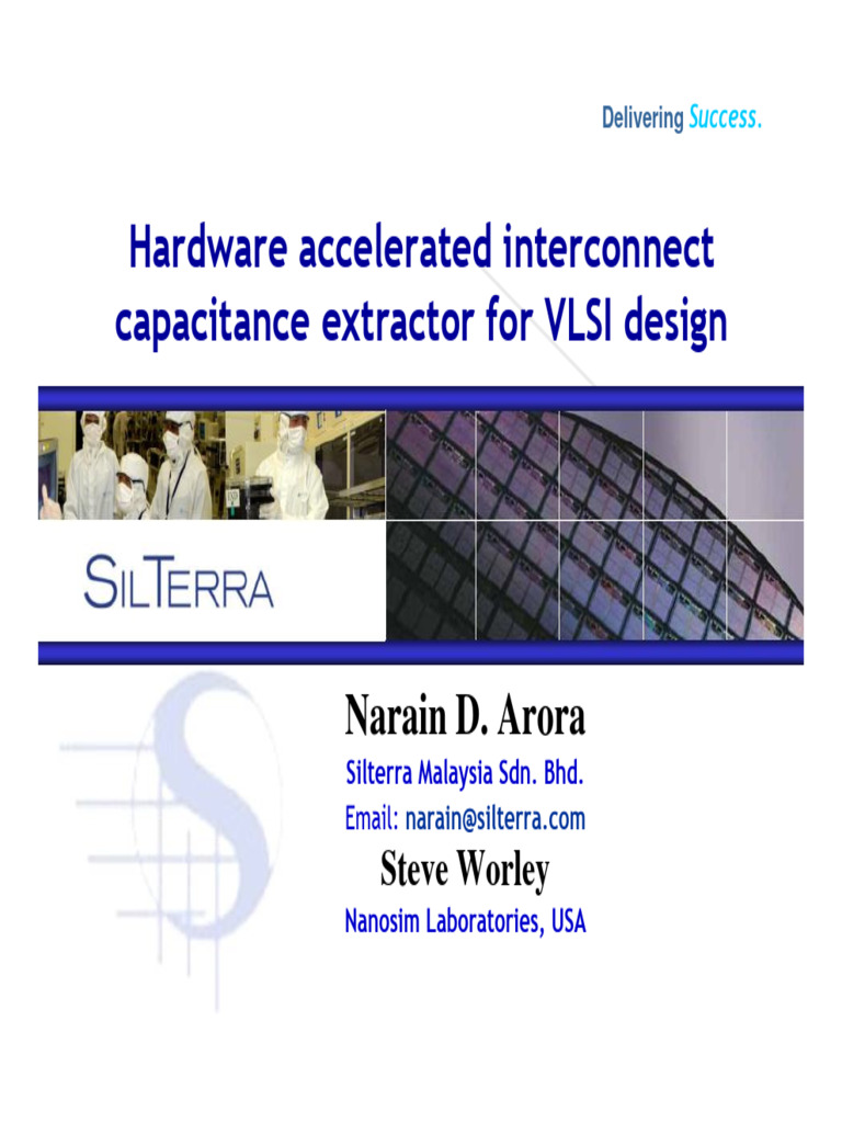Hardware Accelerated Interconnect Capacitance MOSAK 2012 Arora | PDF ...