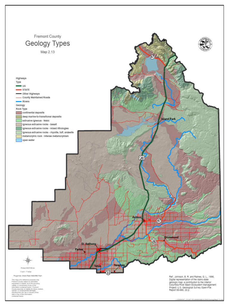 2.13 Geology Map PDF | PDF | Igneous Rock | Rock (Geology)