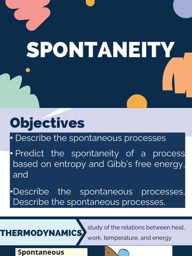 Spontaneity | PDF | Entropy | Heat