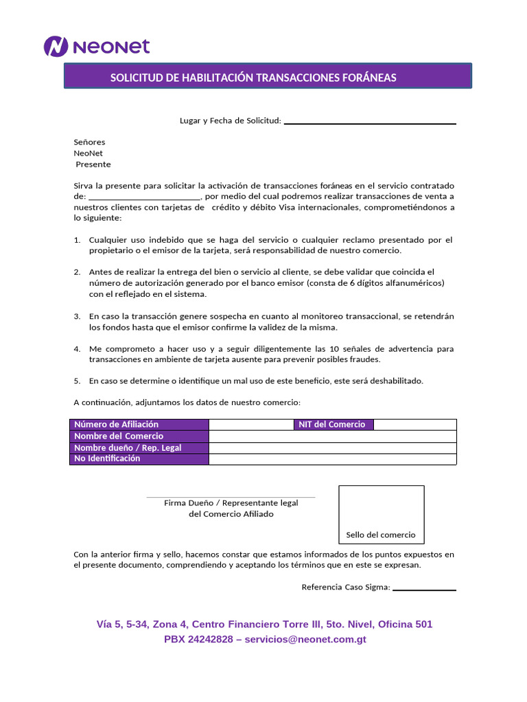 Transacciones Foraneas 2 | PDF