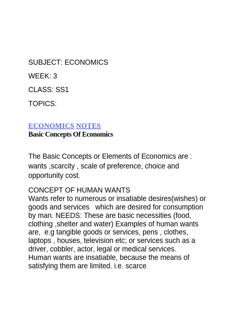 week 3 | PDF | Opportunity Cost | Economics