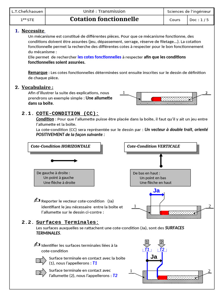 014 Cotation Fonctionnelle | PDF | Ingénierie mécanique