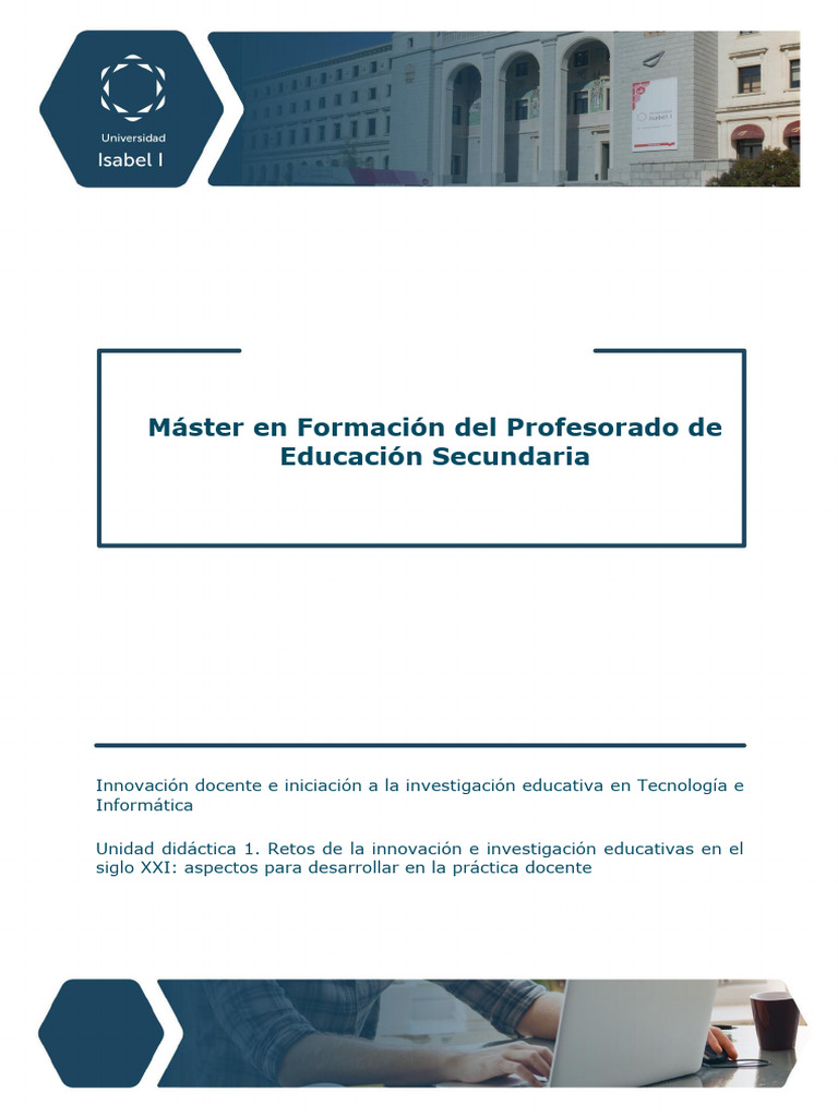 Ud1 Inno Doc Ini Inv Ti | PDF | Maestros | Aprendizaje