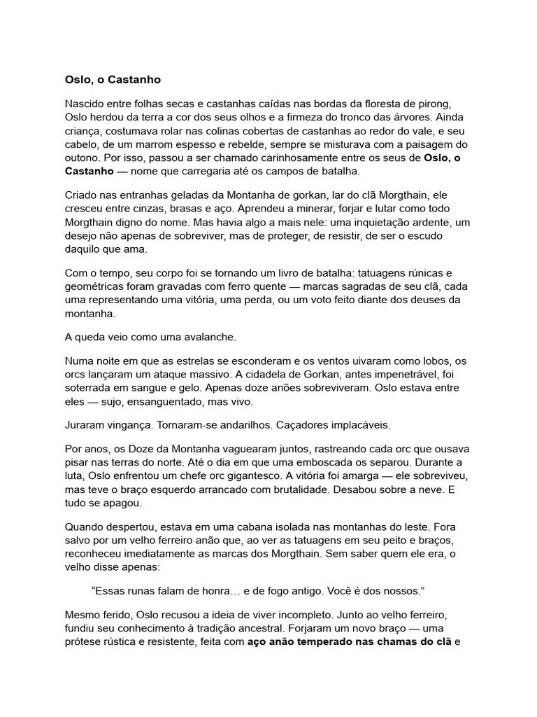 Oslo o Castanho | PDF